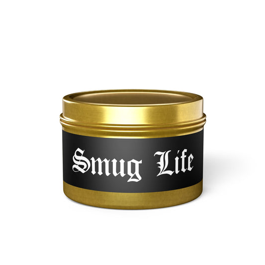Smug Life Tin Candle - Relaxing Scented Candle for Good Vibes