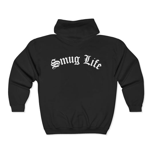 Smug Life Unisex Heavy Blend Full Zip Hoodie - Cozy & Stylish