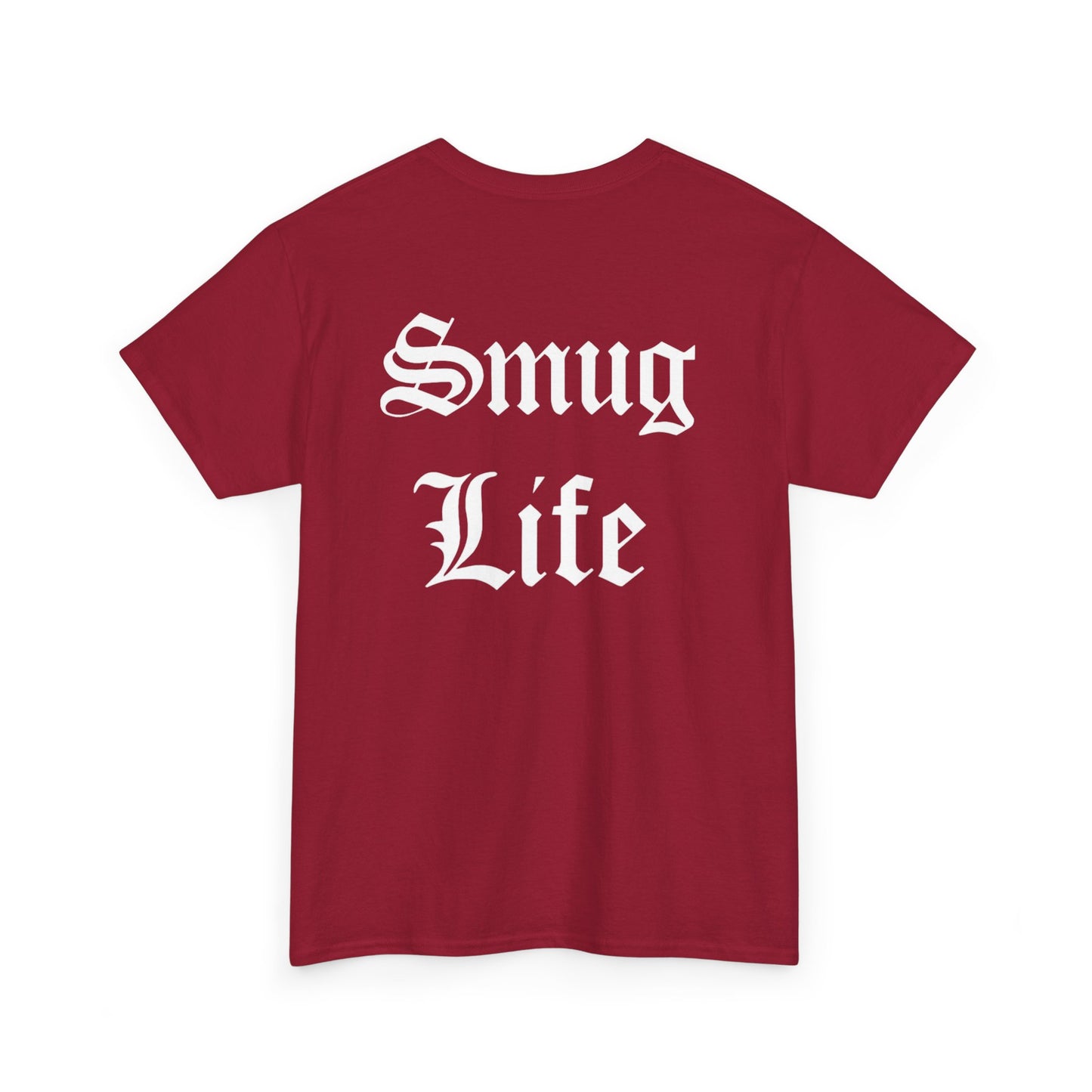 Smug Life Unisex Heavy Cotton Tee – Comfortable Casual Wear for Everyday Style